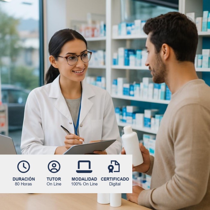 Curso de Técnicas de Venta Responsable de Productos Farmacéuticos y Dermocosméticos